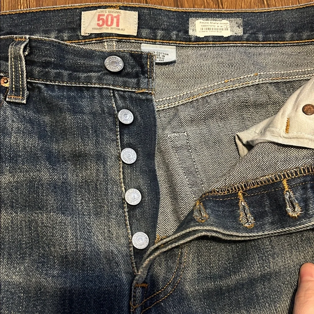 Classic Blue Denim Jeans - Picture 3 of 11